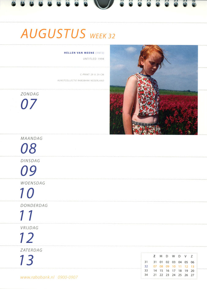 Rabobank Kalender 2005 - inside